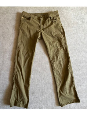 Duck head Classic Fit Pinpoint Canvas Five-Pocket pants Mens size 36/32